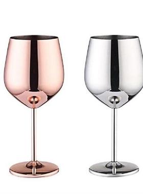 Wine Glasses Copper Mirror Finish Drinkware 18/10 Stainless