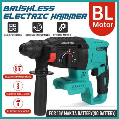 Brushless Electric Hammer 4 Functions Cordless Rechargeable