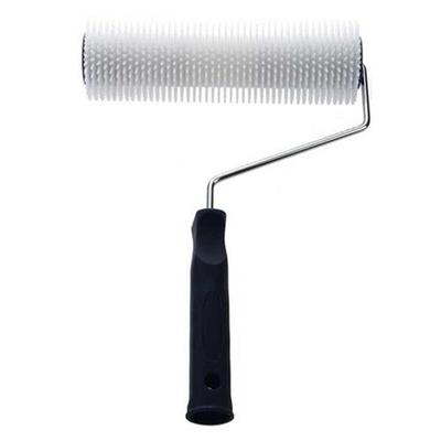 13mm Teeth Height Handle Spiked Roller Bubble Remove Paint S