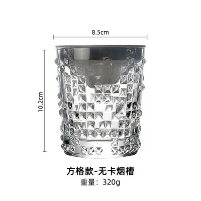 Contracted funnel ashtray  household with cover