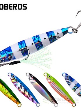 PROBEROS 5Pcs/lot Metal Cast Jig Spoon 7g-10g-14g-17g-21g-24