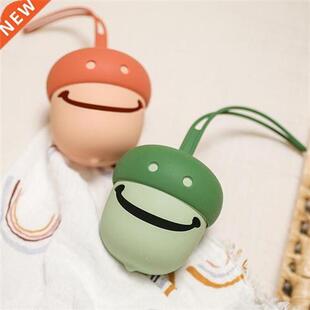 Silicone Mushroom Pacifier Storage Box for Baby Food Grade S