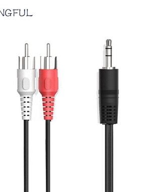 for Speakers DVD TV Double Dual 2 RCA Male Auxiliary Cable