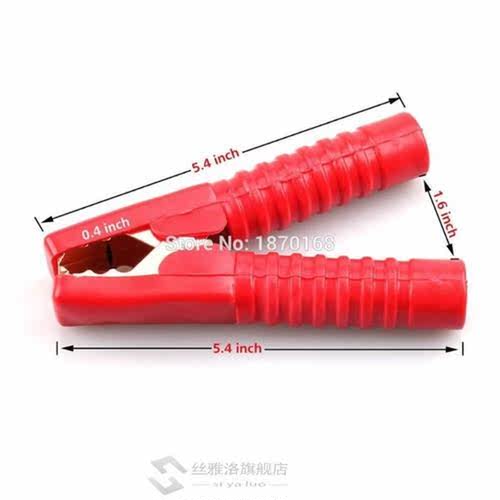 200A Insulated Car Auto Truck Battery Alligator Clamp Miniat