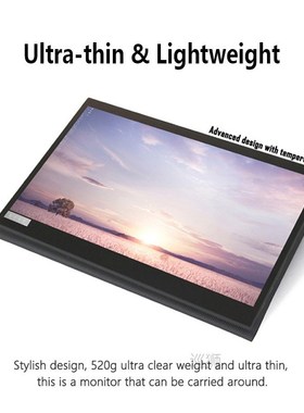 FHD 13.3 Inch 10-Point Touch Screen Portable Monitor IPS HDR