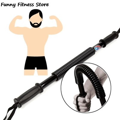Spring Arm Strength Hand Gripper Power Twister Bar Heavy 30k