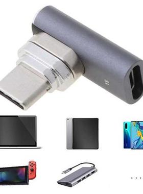 Magnetic USB C Adapter 9Pins Type C Connector 100W Fast Char