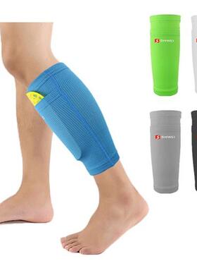 Shin Guards Soccer Football Canilleras Support Sock Nylon Le