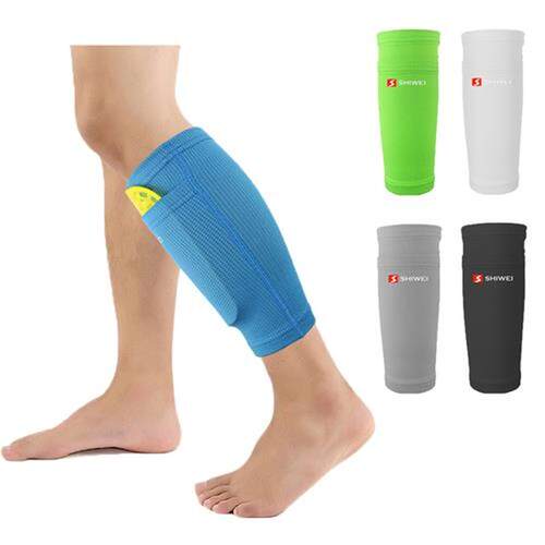 Shin Guards Soccer Football Canilleras Support Sock Nylon Le