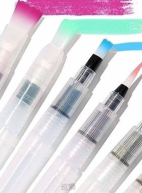 Hot Sale 1pcs/6pcs Water Color Brush Refillable Pen Watercol