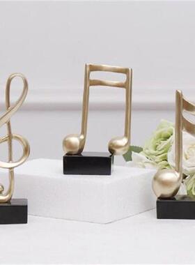 Mini Musical Note Model Figure Resin Craft Desktop Piano