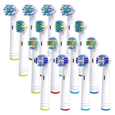 16pcs Toothbrush Heads for Oral B Pro 3000 Pro 5000 Pro 7000