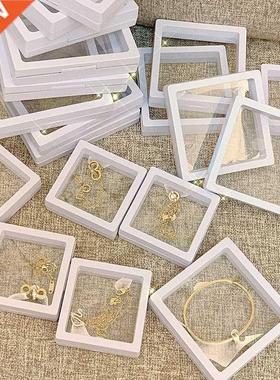 10PCS Set 3D Floating Display Case ands Holder Suspension