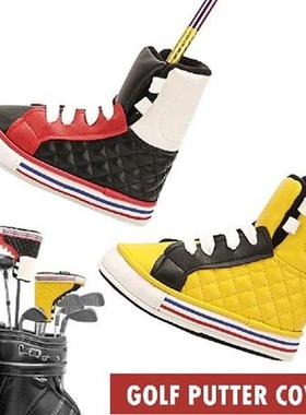 PU Leather Golf Putter Cover L Shape Sneaker Style Golf
