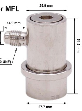 Heavy Duty Stainless Steel Ball Lock Corny Keg Disconnect Ga
