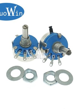 2pcs WH5-1A Carbon Potentiometer 1K 2K 10K 47K 4K7 470R 100K