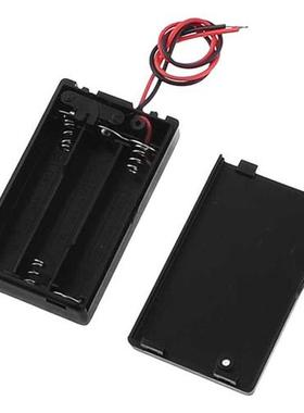 5 Pcs Rectangle Double Wire 3x1.5V AAA Battery Cases Holders