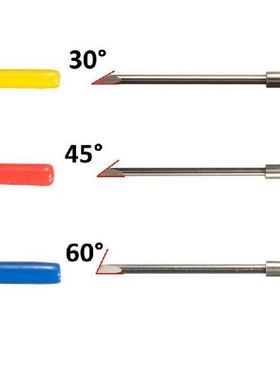 3X Blade Holder Base With 54Pcs Cutting Blades (30/45/60