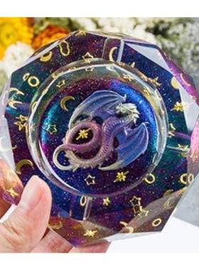 19Pcs Resin Silicone Casting Mold Cylinder Pen Holder Ashtra