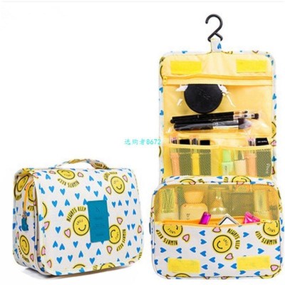 Portable Waterproof Folding Wash Bag Travel Toiletry Hanging