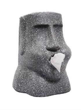 Durable Anti Deformed Paper Holder Exquisite Moai Easter Isl