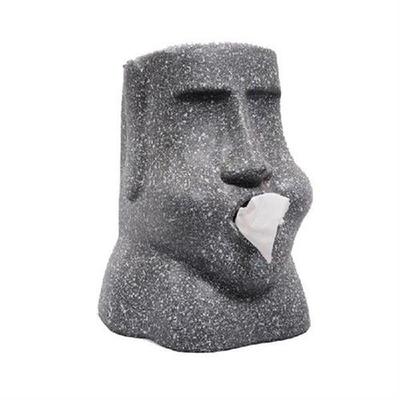 Durable Anti Deformed Paper Holder Exquisite Moai Easter Isl