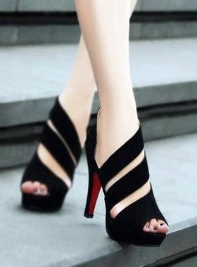 size 41 summer shoes women High heels shoe ladies sandals