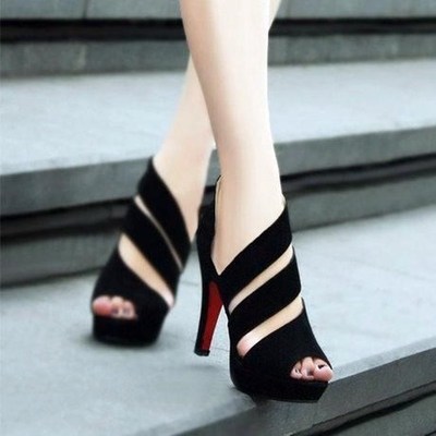 size 41 summer shoes women High heels shoe ladies sandals