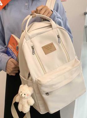 JULYCCINO Multifunction Double Zipper Women Backpack Teenag