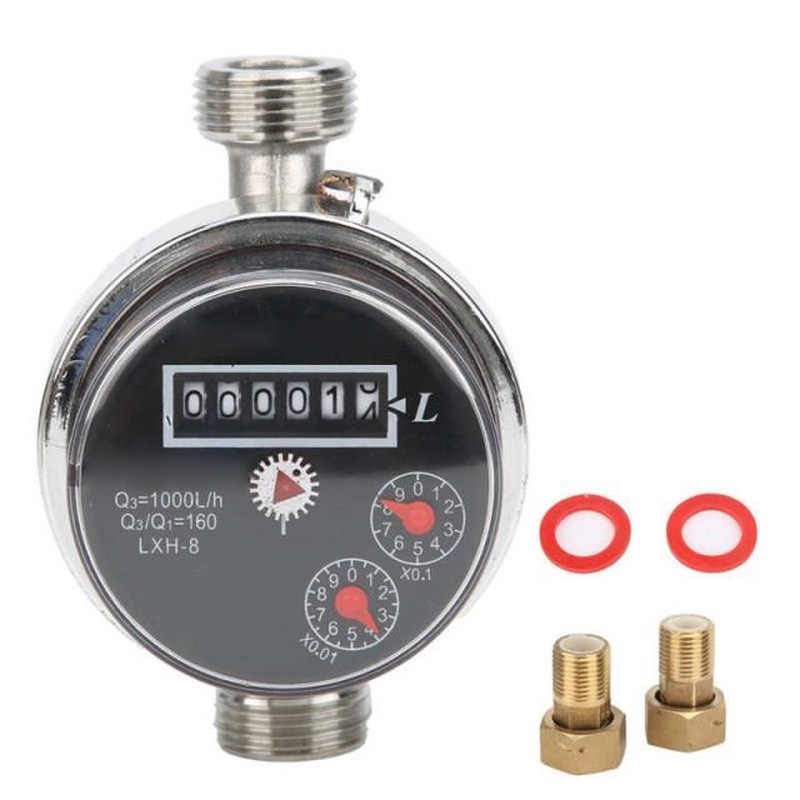 LXH-8 1/2 Cold Water Meter Highly Sensitive Remote Water Gau