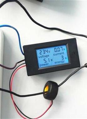 AC 110V-220V Digital LCD 100A watt power meter volt amp Amme