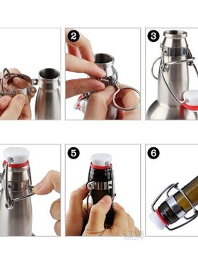 12PCS Ez cork Cap Flip Top Stopper Root Beer Bottles Replace