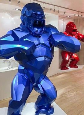 Monkey King Kong Living Room Decoration Gorilla Sculpture