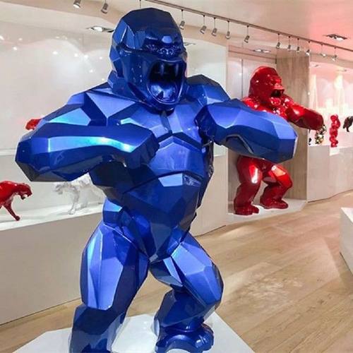 Monkey King Kong Living Room Decoration Gorilla Sculpture