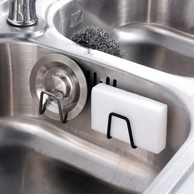 Rack Shelf Rag-Hanger Sponge-Holder Kitchen-Sink-Organizer B