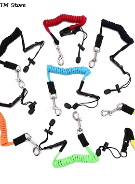 1Pcs Elastic Kayak Canoe Paddle Leash Surfboard Surfing