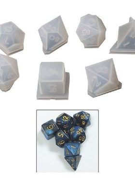 7 Shapes Dice Fillet Square Triangle Dice Mold Dice Digital