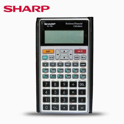 SHARP EL-738 Professional Financial Exam Calculator Financia