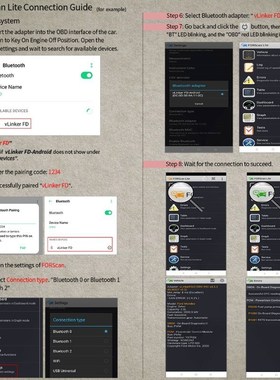vLinker FD ELM327 FORScan For Ford wifi Bluetooth-4.0 OBD2 C