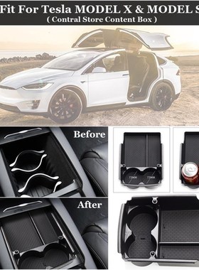 1pc Car Organizer Box Interior Accessories For Tesla MODEL X