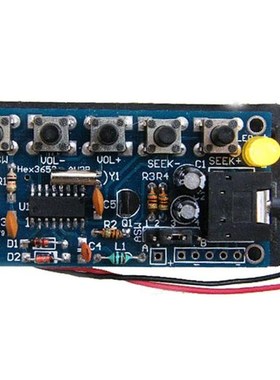 Wireless Stereo FM Radio Receiver PCB Module DIY Electronic