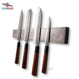 Powerful wooden strip Magnetic Knife Holder Wall Mount for m