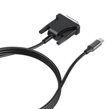 Portable Type-C to DVI Adapters Data Sync Adapter for MacBoo