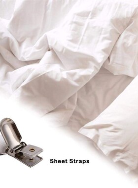Bed Sheet Clips Grippers Fasteners  Sheet Suspenders Elastic