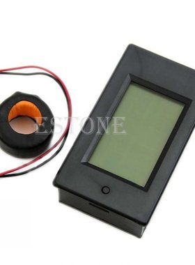 2022 New AC 100A LCD Digital Volt Watt Power Meter Ammeter V