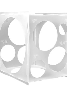 11Holes Balloon Sizer Box 2-10inch Balloons Measuring Box fo