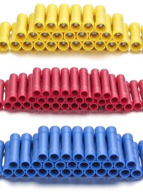 PVC Copper Conductor Insulated Straight Wire Butt Connectors