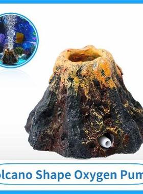 Volcano Shape oxygen pump Aquarium Decoration Fish Tank