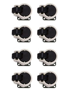 8 Pcs Retractable Leveling Casters Industrial Machine Swivel
