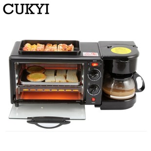CKYI 3 In 1 Electric Breakfast Machine Multifunction Coffee